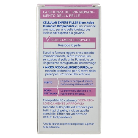 Nivea Cellular Expert Filler Acido Ialuronico Siero Rimpolpante 15 ml